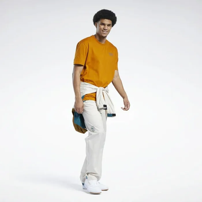 TShirts and Graphic Tees MensWomens Reebok Classics Camping Graphic TShirt Radiant Ochre