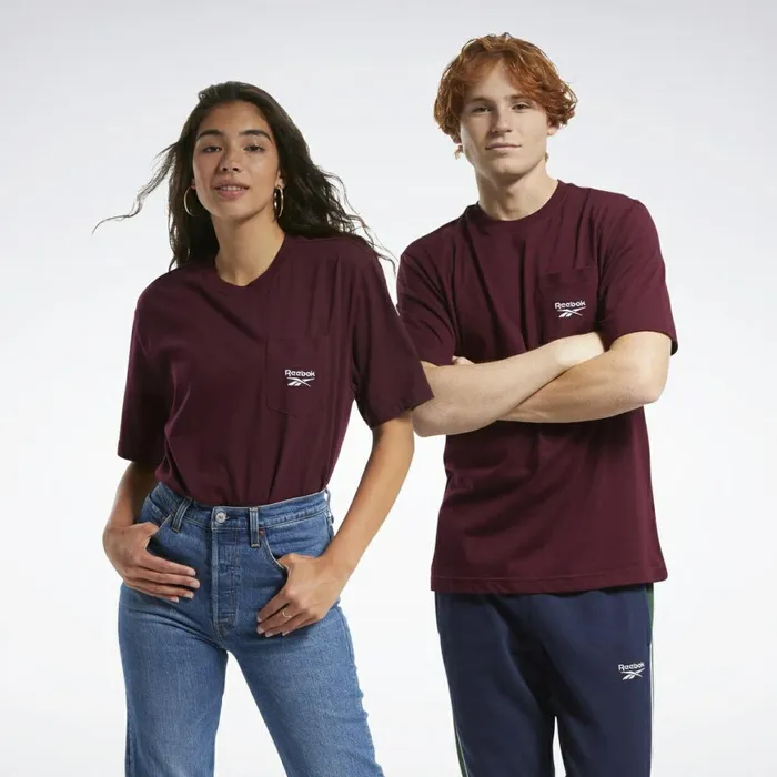 TShirts and Graphic Tees MensWomens Reebok Classics Pocket Tee Maroon