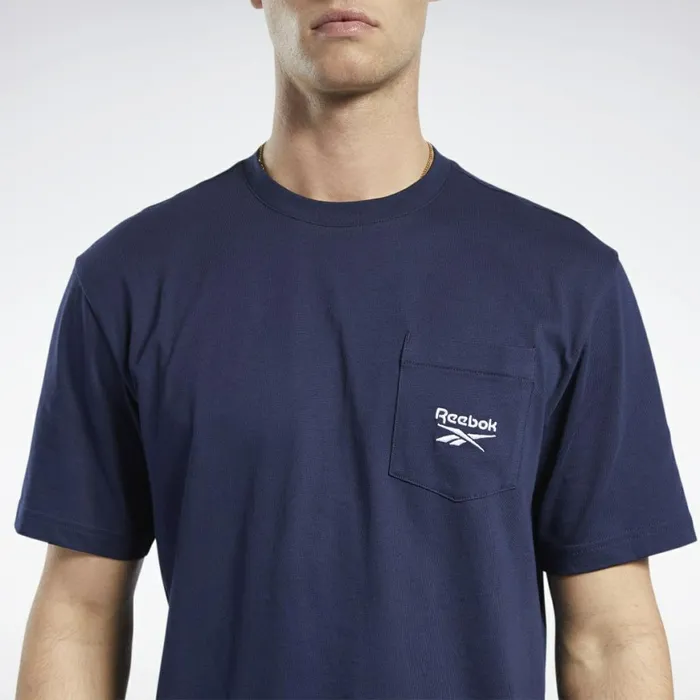 TShirts and Graphic Tees MensWomens Reebok Classics Pocket Tee Vector Navy