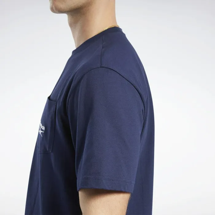 TShirts and Graphic Tees MensWomens Reebok Classics Pocket Tee Vector Navy