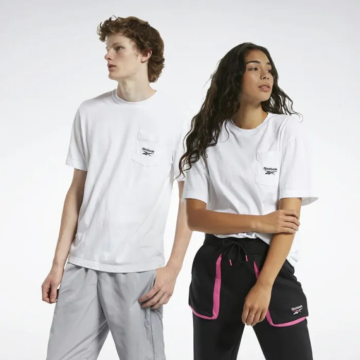 TShirts and Graphic Tees MensWomens Reebok Classics Pocket Tee White