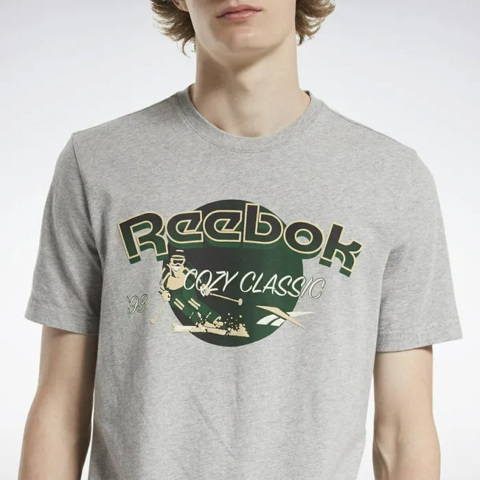 TShirts and Graphic Tees MensWomens Reebok Classics Winter Escape Tee Medium Grey Heather
