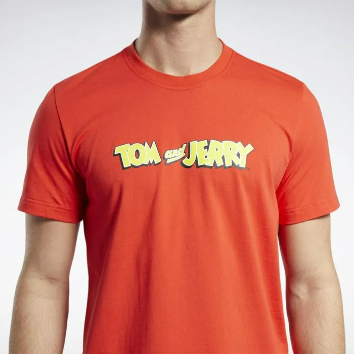 TShirts and Graphic Tees MensWomens Reebok Tom And Jerry Tee Motor Red
