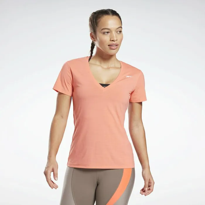 TShirts and Graphic Tees Womens Reebok Activchill Athletic TShirt Twisted Coral TShirts and Graphic Tees Womens Reebok Activchill Athletic TShirt Twisted Coral