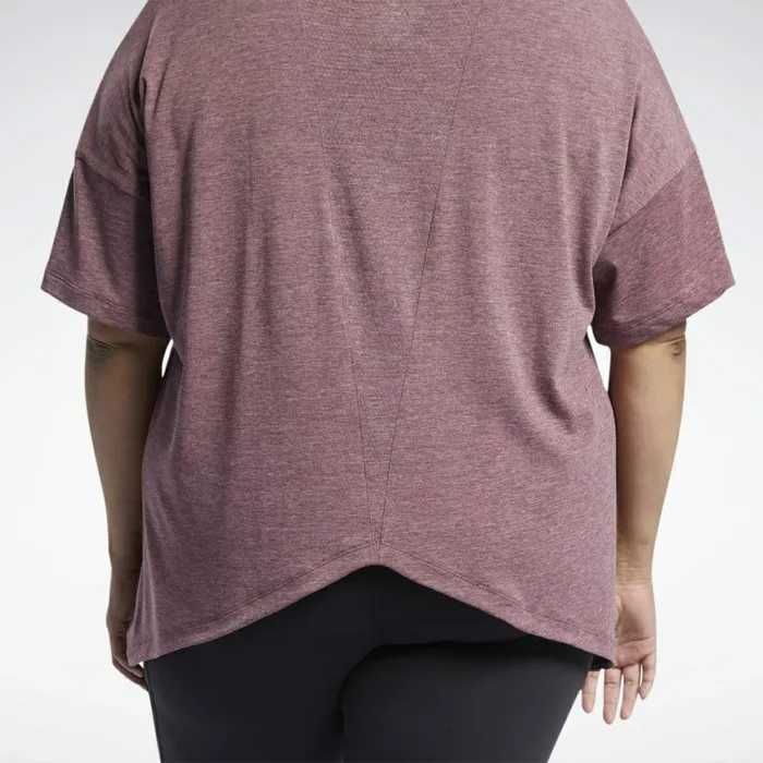 TShirts and Graphic Tees Womens Reebok ACTIVCHILLCOTTON Tee Maroon