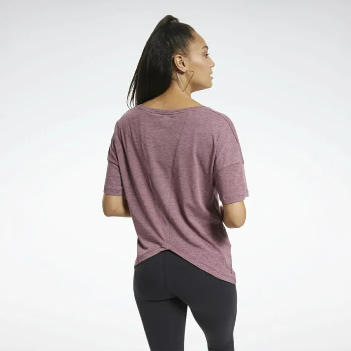 TShirts and Graphic Tees Womens Reebok ACTIVCHILLCOTTON Tee Maroon