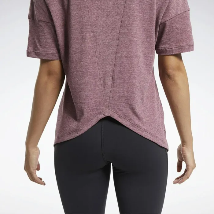TShirts and Graphic Tees Womens Reebok ACTIVCHILLCOTTON Tee Maroon