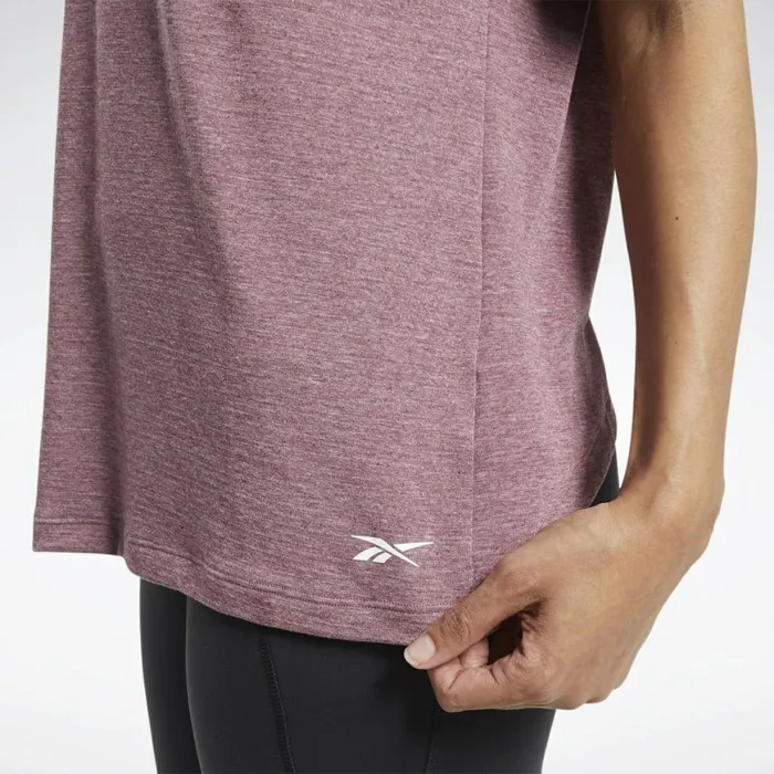 TShirts and Graphic Tees Womens Reebok ACTIVCHILLCOTTON Tee Maroon