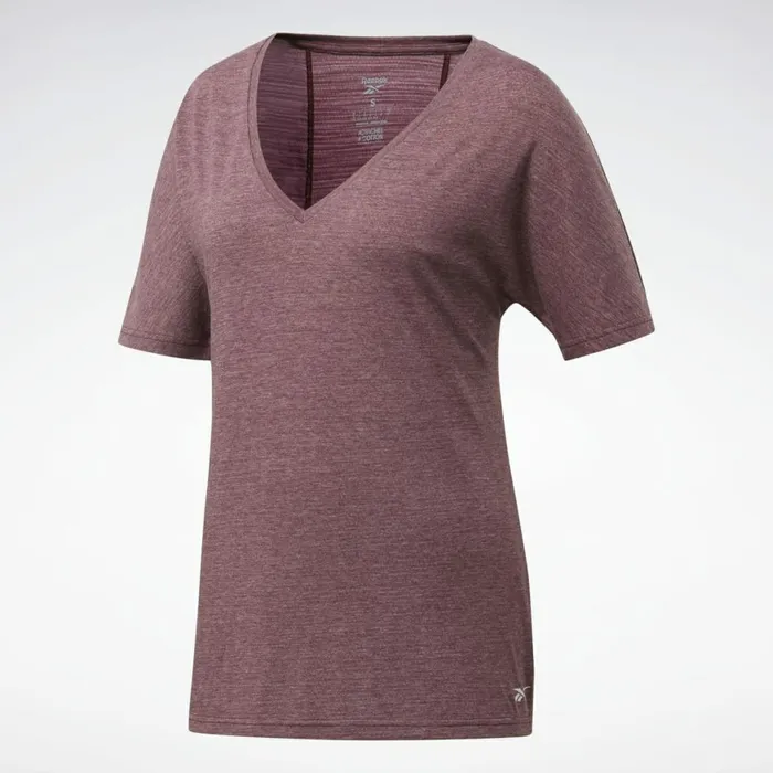 TShirts and Graphic Tees Womens Reebok ACTIVCHILLCOTTON Tee Maroon