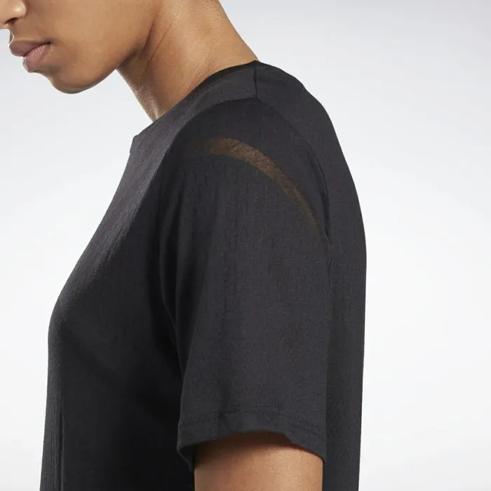 TShirts and Graphic Tees Womens Reebok Burnout TShirt Black