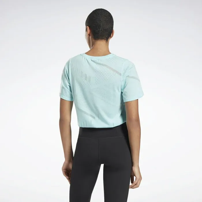 TShirts and Graphic Tees Womens Reebok Burnout TShirt Digital Glow