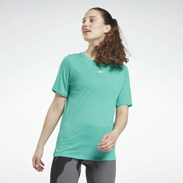 TShirts and Graphic Tees Womens Reebok Burnout TShirt Future Teal