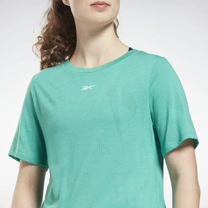 TShirts and Graphic Tees Womens Reebok Burnout TShirt Future Teal