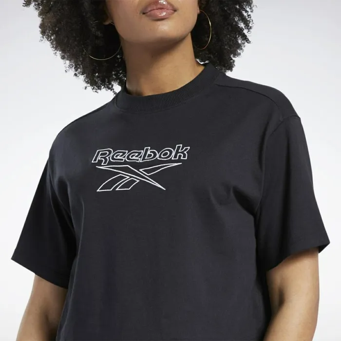 TShirts and Graphic Tees Womens Reebok Classics Big Logo TShirt Black