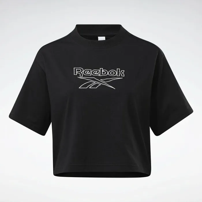 TShirts and Graphic Tees Womens Reebok Classics Big Logo TShirt Black