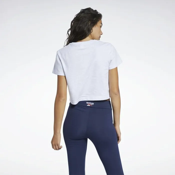 TShirts and Graphic Tees Womens Reebok Classics Foundation Big Logo TShirt White Melange