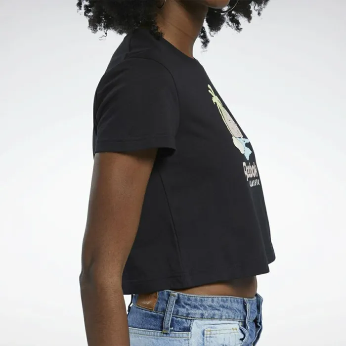 TShirts and Graphic Tees Womens Reebok Classics Graphic TShirt Black