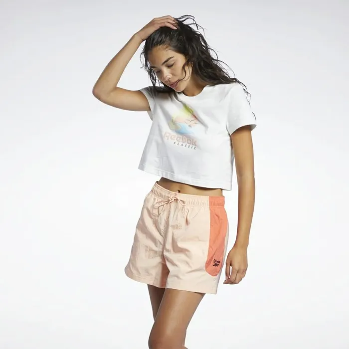 TShirts and Graphic Tees Womens Reebok Classics Graphic TShirt Chalk