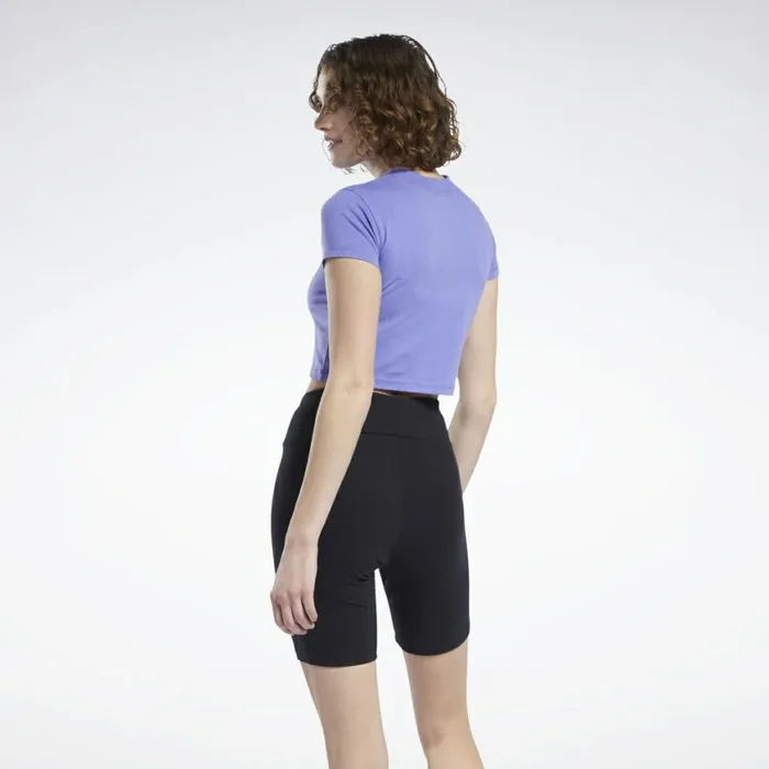 TShirts and Graphic Tees Womens Reebok Classics Tight Cropped Top Hyper Purple