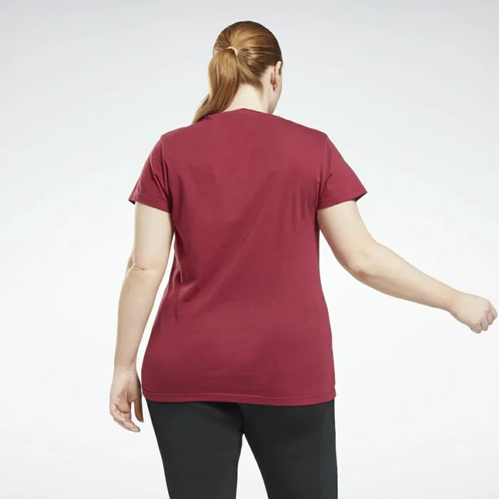 TShirts and Graphic Tees Womens Reebok Graphic Vector TShirt Plus Size Punch Berry