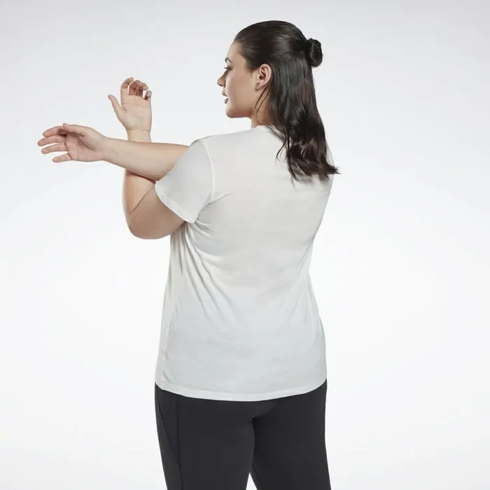 TShirts and Graphic Tees Womens Reebok Graphic Vector TShirt Plus Size White