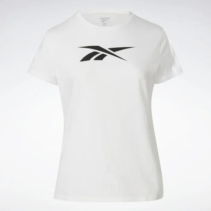 TShirts and Graphic Tees Womens Reebok Graphic Vector TShirt Plus Size White