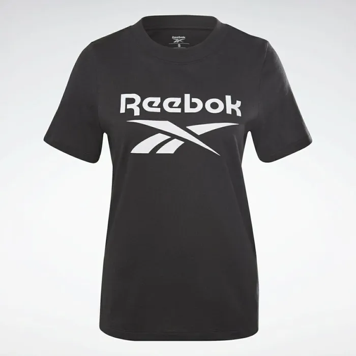 TShirts and Graphic Tees Womens Reebok Identity Logo TShirt Black