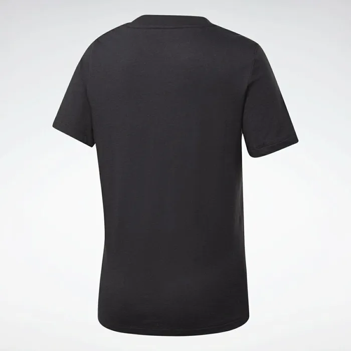 TShirts and Graphic Tees Womens Reebok Identity Logo TShirt Black
