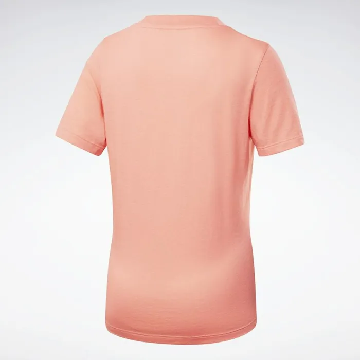 TShirts and Graphic Tees Womens Reebok Identity Logo TShirt Twisted Coral
