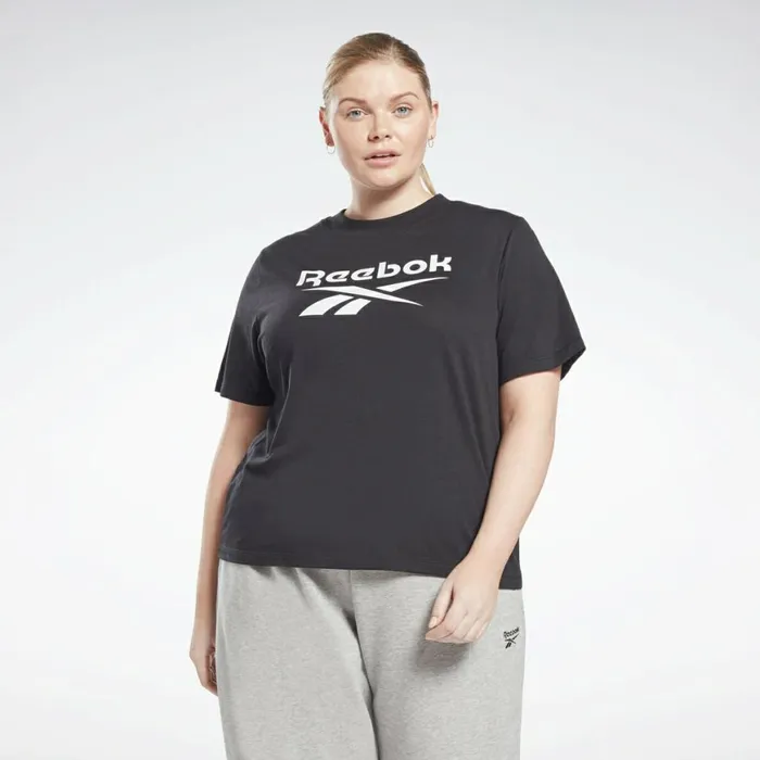 TShirts and Graphic Tees Womens Reebok Identity TShirt Plus Size Black