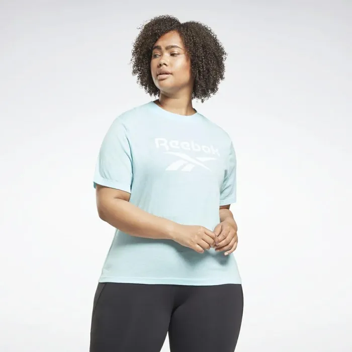 TShirts and Graphic Tees Womens Reebok Identity TShirt Plus Size Digital Glow