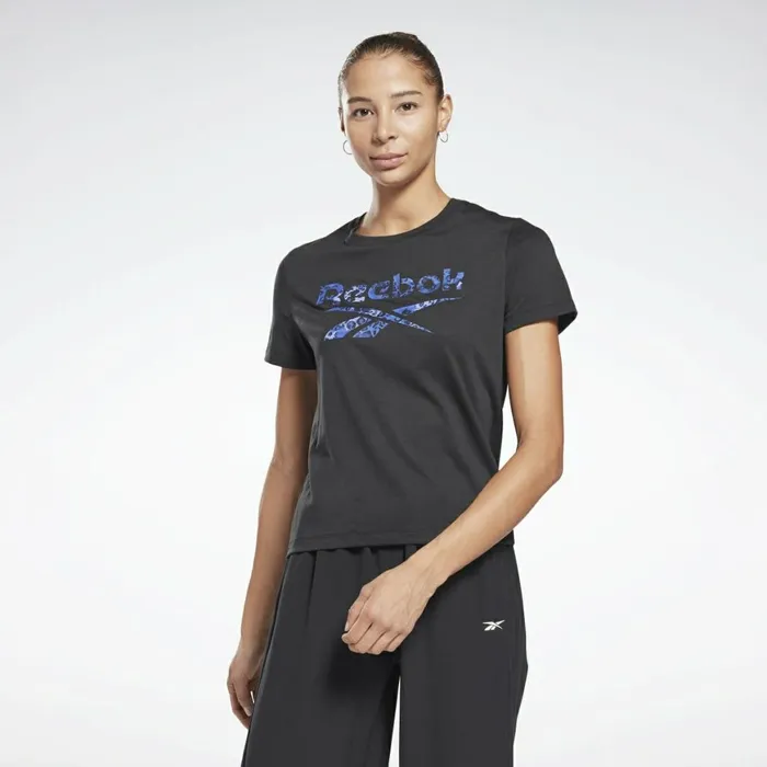 TShirts and Graphic Tees Womens Reebok Modern Safari Logo TShirt Black