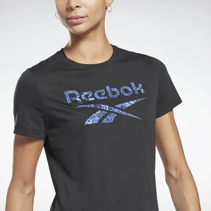 TShirts and Graphic Tees Womens Reebok Modern Safari Logo TShirt Black