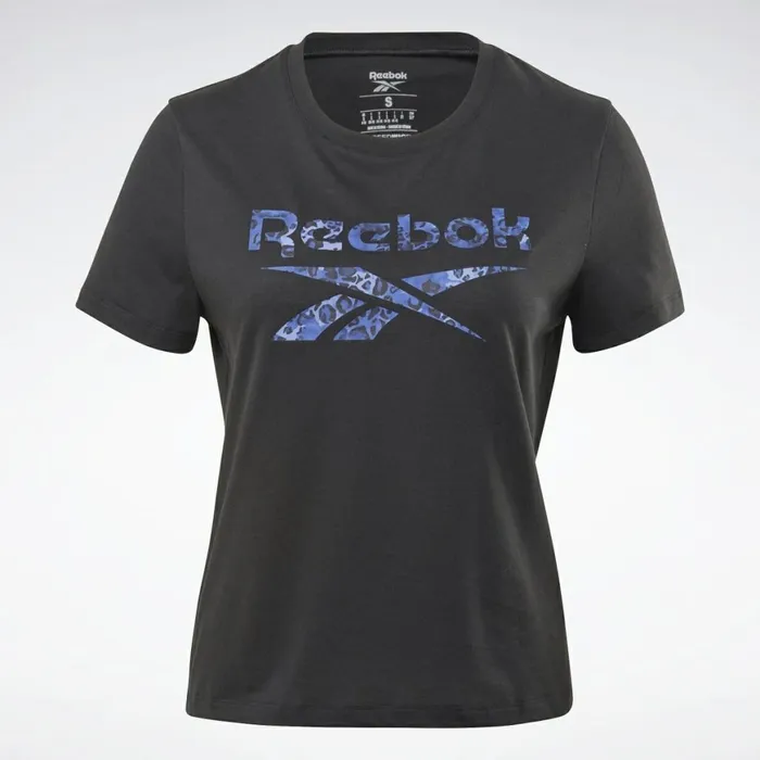 TShirts and Graphic Tees Womens Reebok Modern Safari Logo TShirt Black