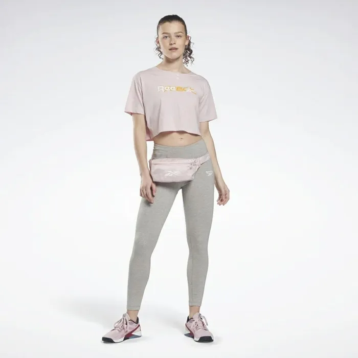 TShirts and Graphic Tees Womens Reebok MYT Cropped TShirt Frost Berry