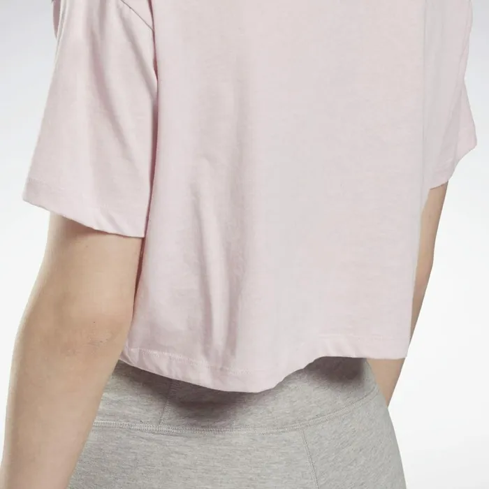 TShirts and Graphic Tees Womens Reebok MYT Cropped TShirt Frost Berry