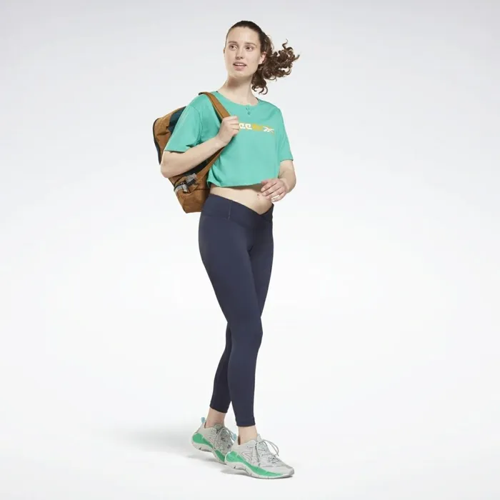 TShirts and Graphic Tees Womens Reebok MYT Cropped TShirt Future Teal