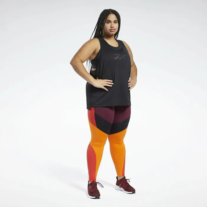 TShirts and Graphic Tees Womens Reebok Perforated Tank Top Black