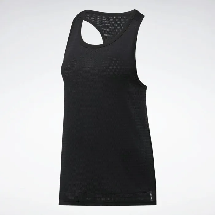 TShirts and Graphic Tees Womens Reebok Perforated Tank Top Black