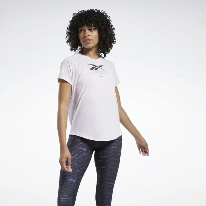 TShirts and Graphic Tees Womens Reebok Running Activchill TShirt Frost Berry