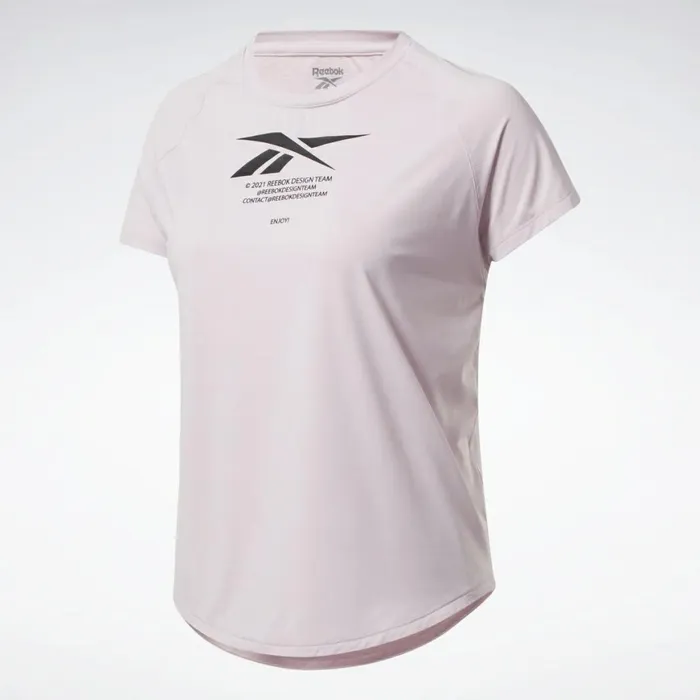 TShirts and Graphic Tees Womens Reebok Running Activchill TShirt Frost Berry
