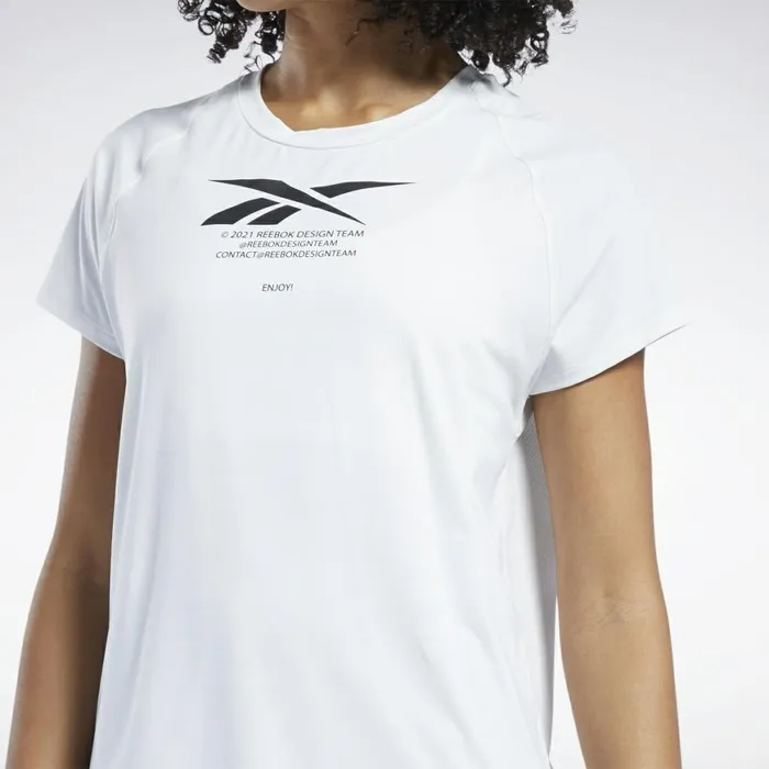 TShirts and Graphic Tees Womens Reebok Running Activchill TShirt Pure Grey 1