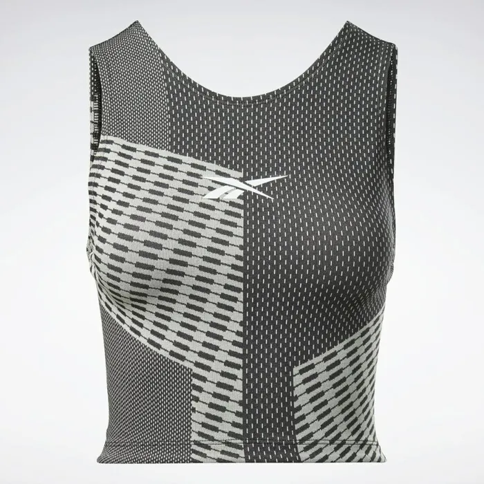 TShirts and Graphic Tees Womens Reebok Seamless Crop Top Black