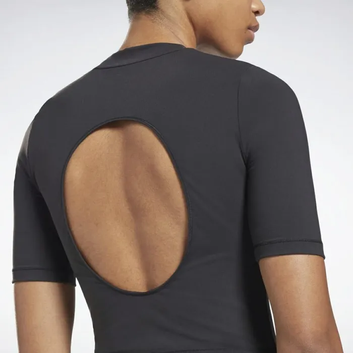 TShirts and Graphic Tees Womens Reebok Studio Bodysuit Black