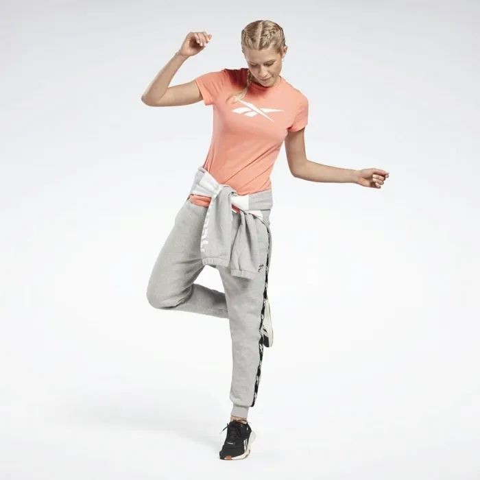TShirts and Graphic Tees Womens Reebok Training Essentials Vector Graphic Tee Twisted Coral
