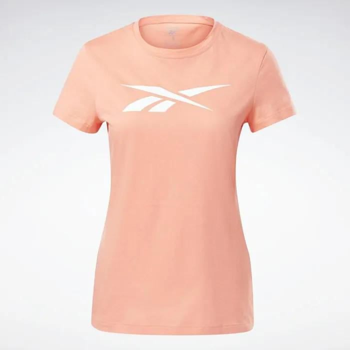 TShirts and Graphic Tees Womens Reebok Training Essentials Vector Graphic Tee Twisted Coral
