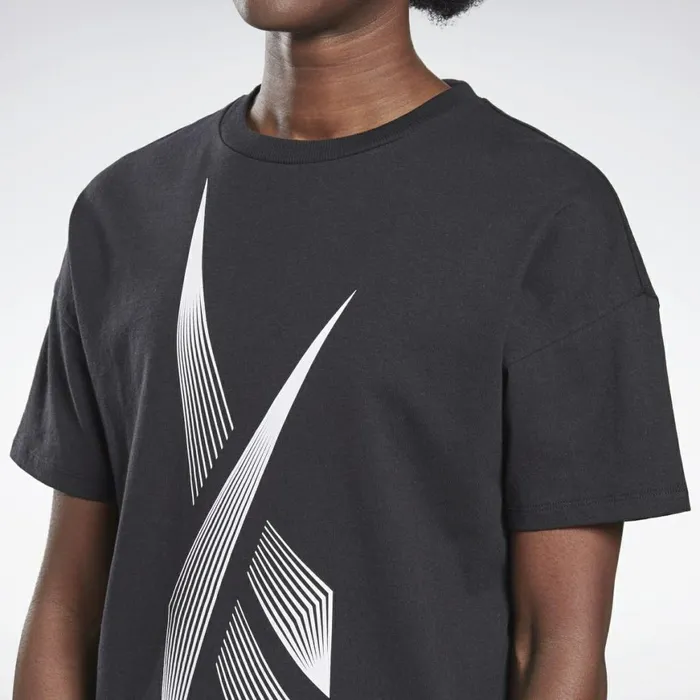 TShirts and Graphic Tees Womens Reebok Vector Graphic Tee Black
