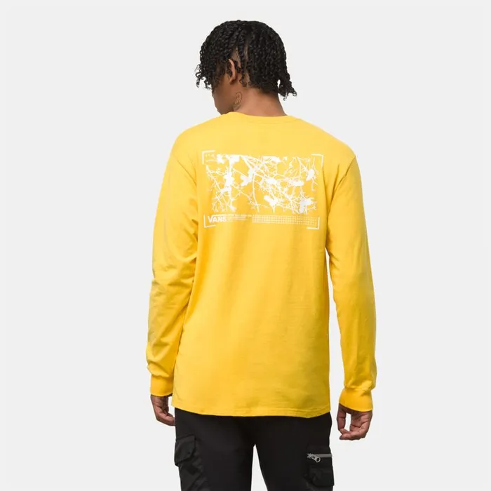 TShirts and Tanks Men Vans 66 Supply Long Sleeve TShirt Lemon Chrome TShirts and Tanks Men Vans 66 Supply Long Sleeve TShirt Lemon Chrome