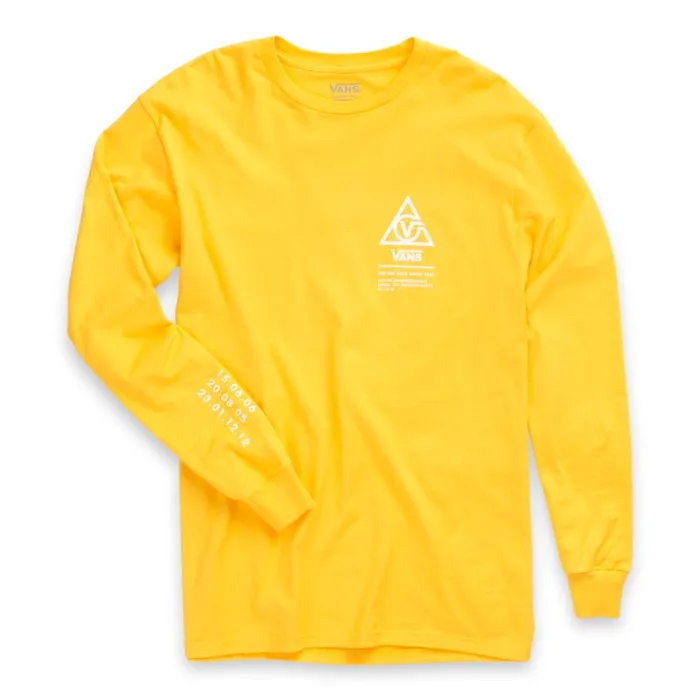 TShirts and Tanks Men Vans 66 Supply Long Sleeve TShirt Lemon Chrome TShirts and Tanks Men Vans 66 Supply Long Sleeve TShirt Lemon Chrome