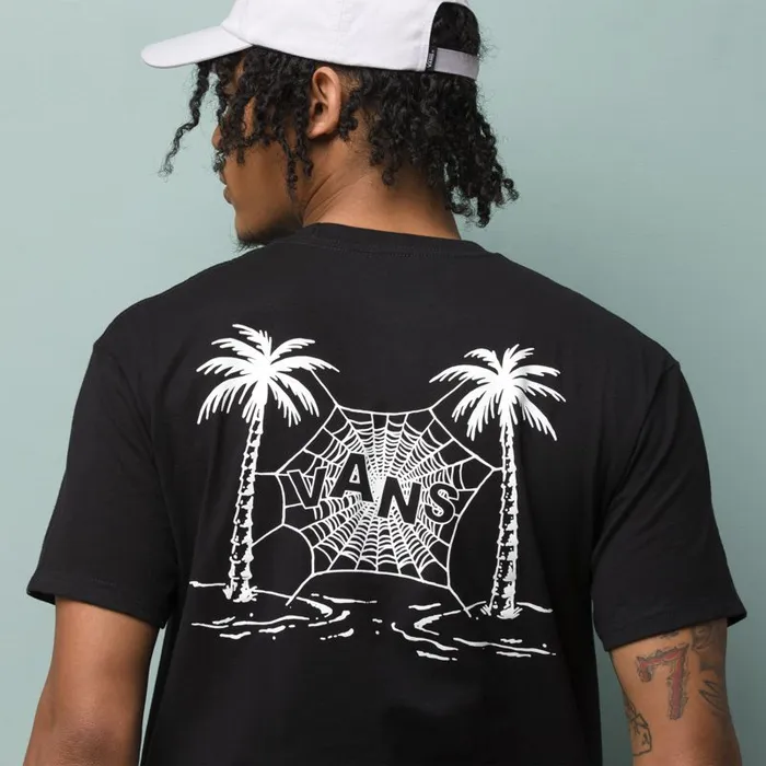 TShirts and Tanks Men Vans Caught Up TShirt Black
